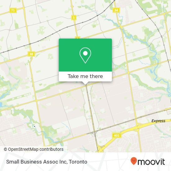 Small Business Assoc Inc map