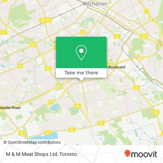 M & M Meat Shops Ltd map