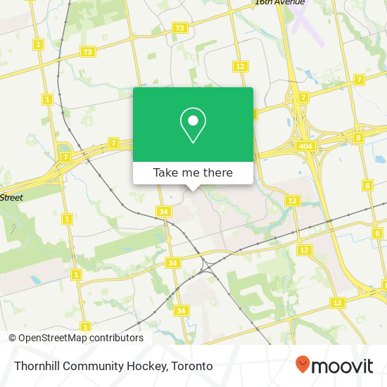 Thornhill Community Hockey map