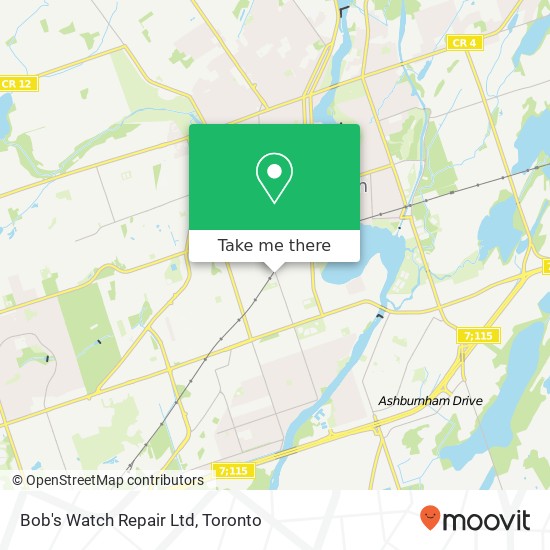Bob's Watch Repair Ltd map