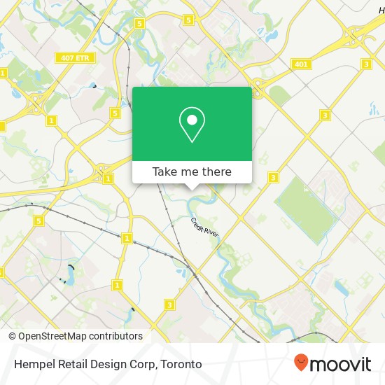 Hempel Retail Design Corp map