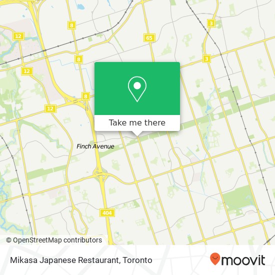 Mikasa Japanese Restaurant map