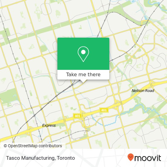 Tasco Manufacturing map