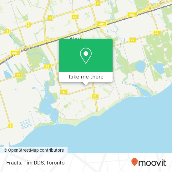 Frauts, Tim DDS map