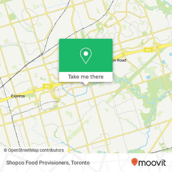 Shopco Food Provisioners map
