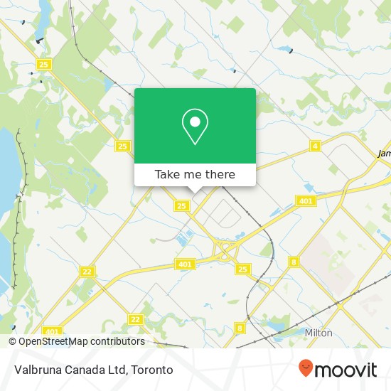 Valbruna Canada Ltd map