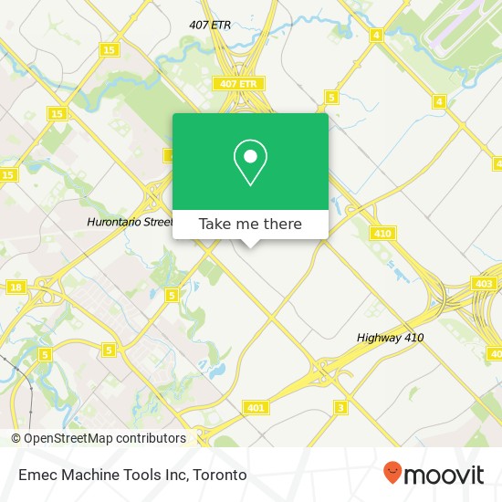 Emec Machine Tools Inc map