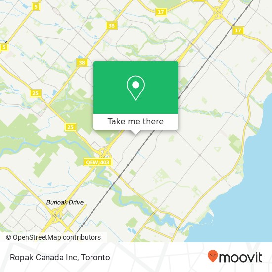 Ropak Canada Inc map