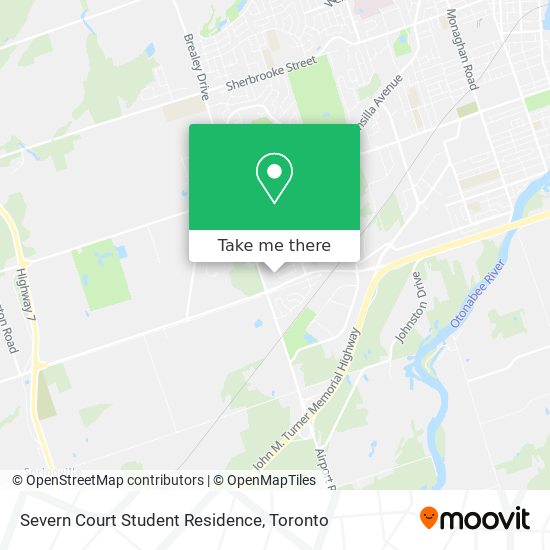 Severn Court Student Residence map