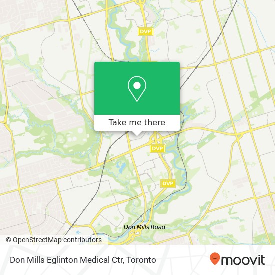 Don Mills Eglinton Medical Ctr plan