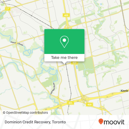 Dominion Credit Recovery map