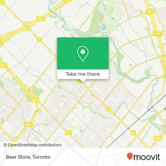 Beer Store map