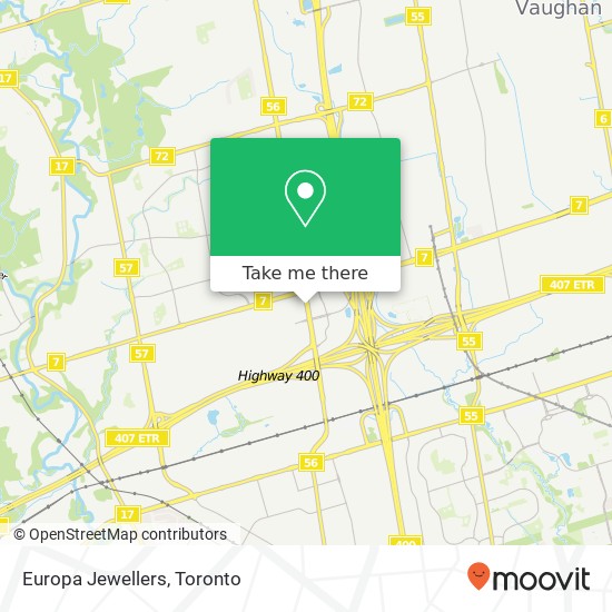 Europa Jewellers map