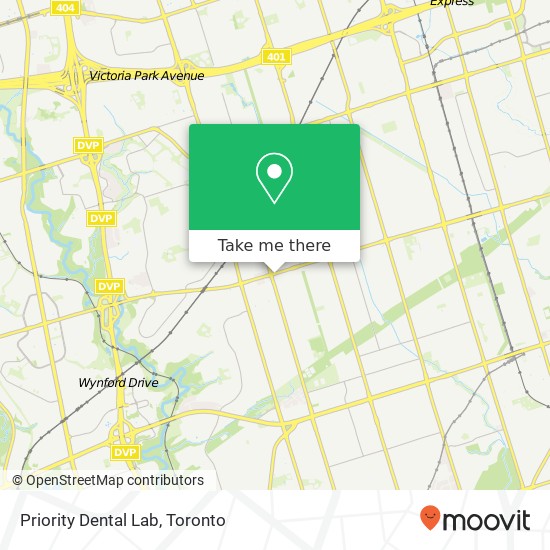 Priority Dental Lab map