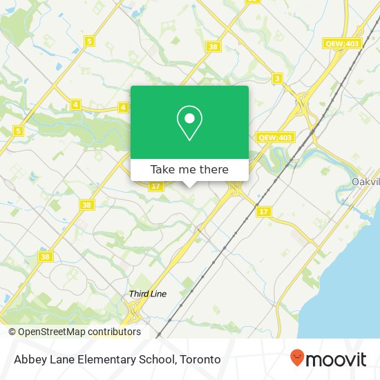 Abbey Lane Elementary School map
