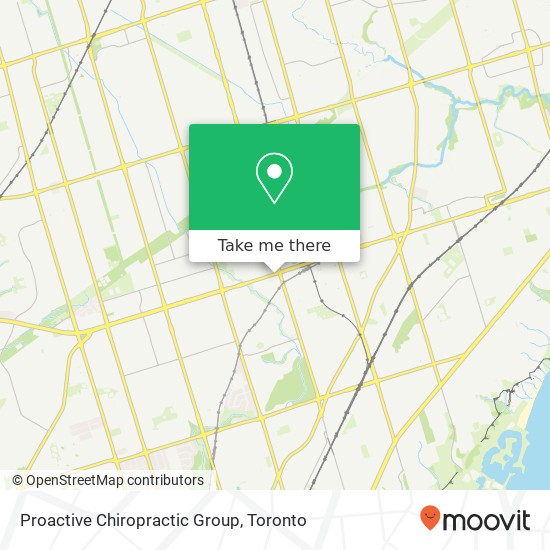 Proactive Chiropractic Group map