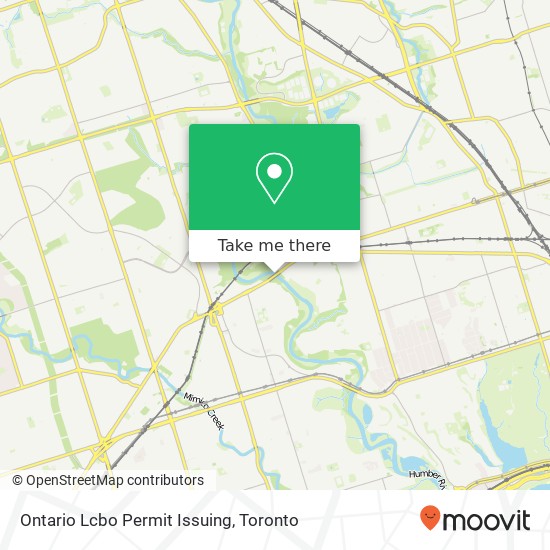 Ontario Lcbo Permit Issuing map