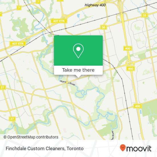 Finchdale Custom Cleaners map