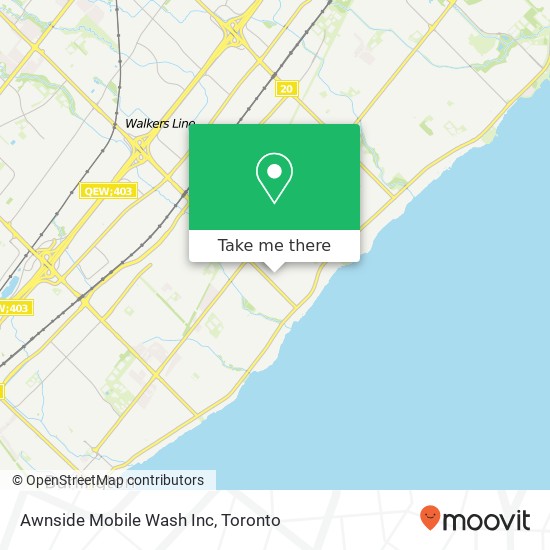 Awnside Mobile Wash Inc map