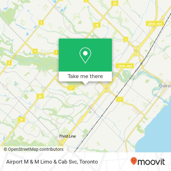 Airport M & M Limo & Cab Svc map