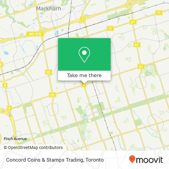 Concord Coins & Stamps Trading map