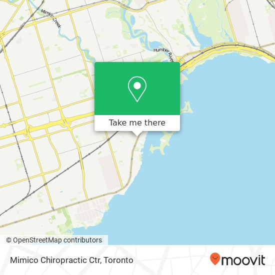 Mimico Chiropractic Ctr plan