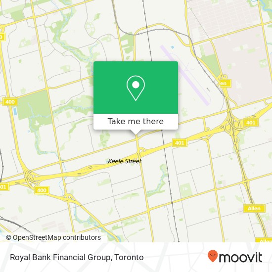 Royal Bank Financial Group map