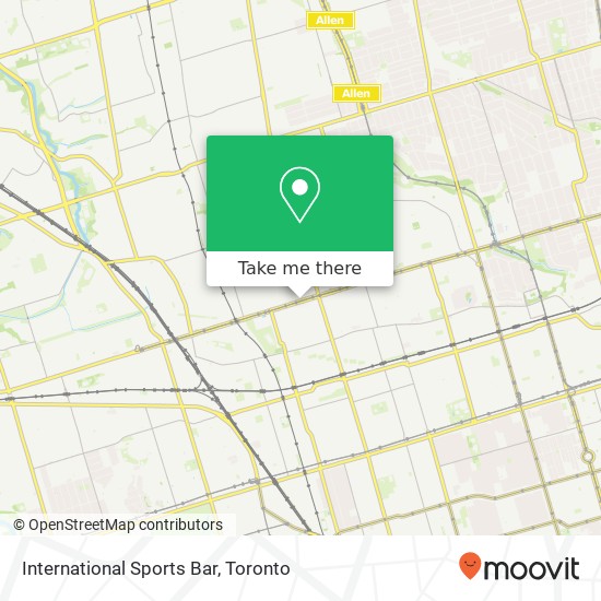 International Sports Bar map