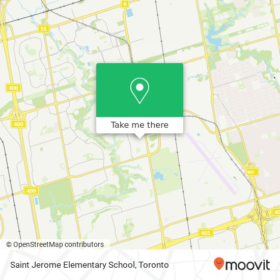 Saint Jerome Elementary School map