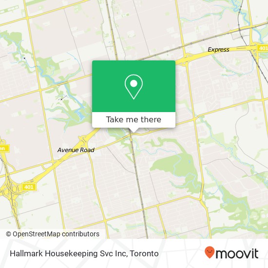 Hallmark Housekeeping Svc Inc map