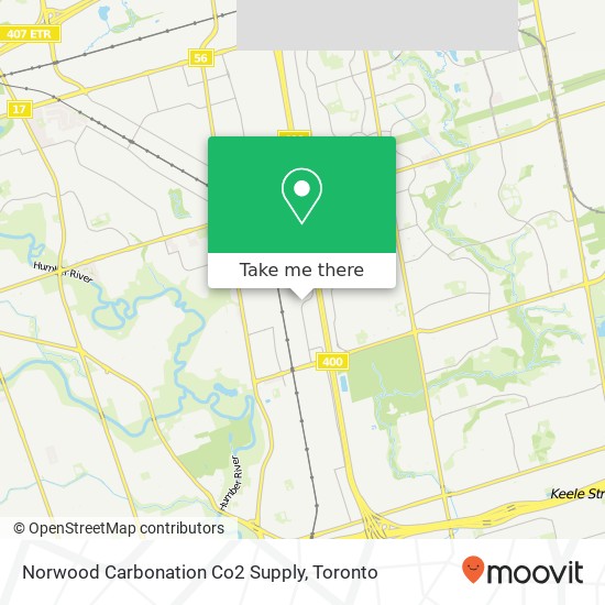 Norwood Carbonation Co2 Supply map