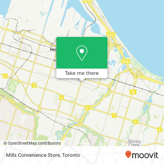 Mills Convenience Store map