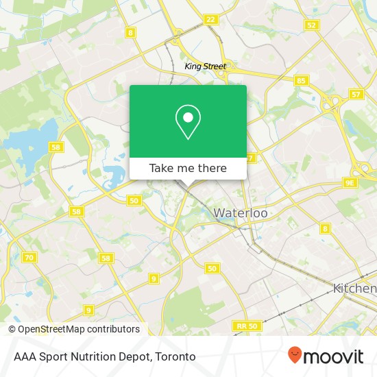 AAA Sport Nutrition Depot map