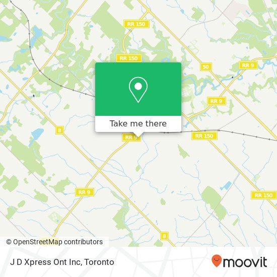 J D Xpress Ont Inc map