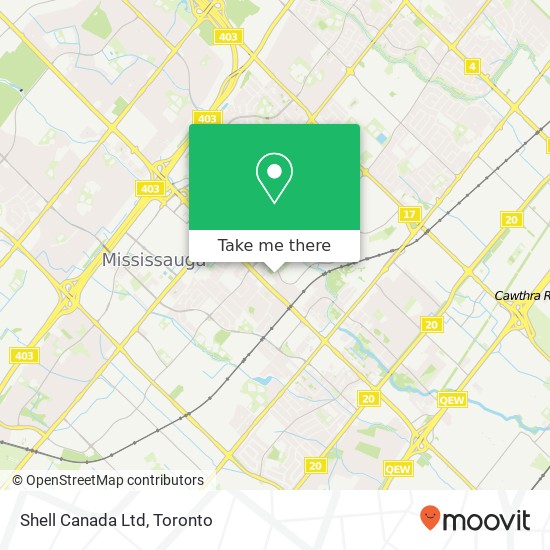 Shell Canada Ltd map
