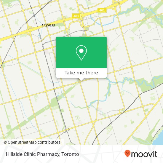 Hillside Clinic Pharmacy map