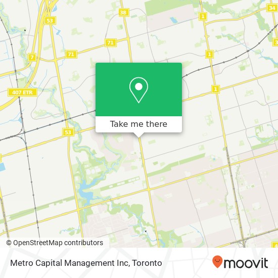 Metro Capital Management Inc map