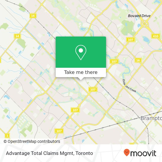 Advantage Total Claims Mgmt map
