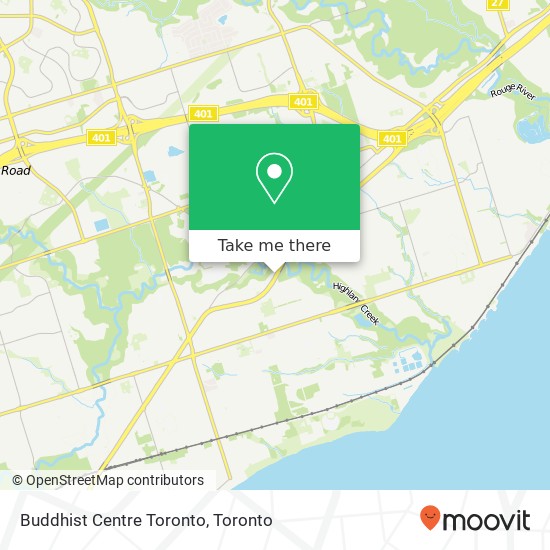 Buddhist Centre Toronto map