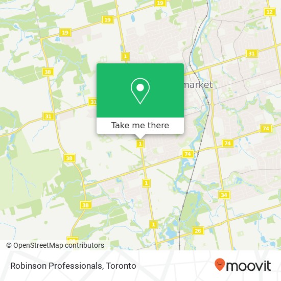 Robinson Professionals map