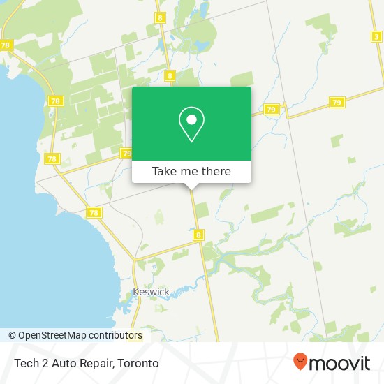 Tech 2 Auto Repair map