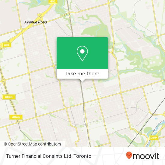Turner Financial Conslnts Ltd map