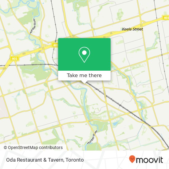 Oda Restaurant & Tavern map