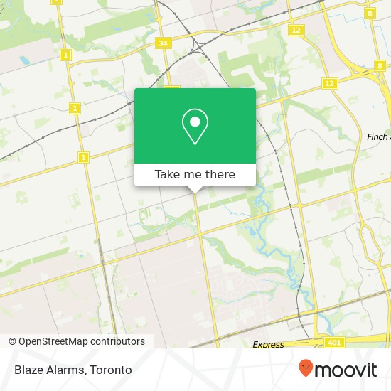 Blaze Alarms map