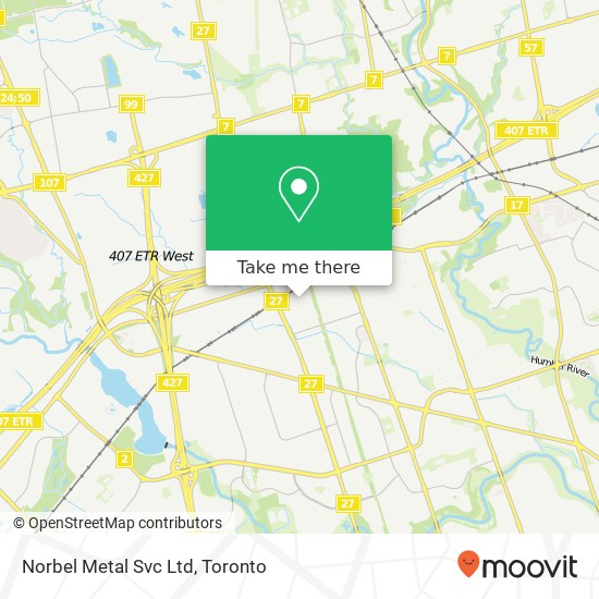 Norbel Metal Svc Ltd map