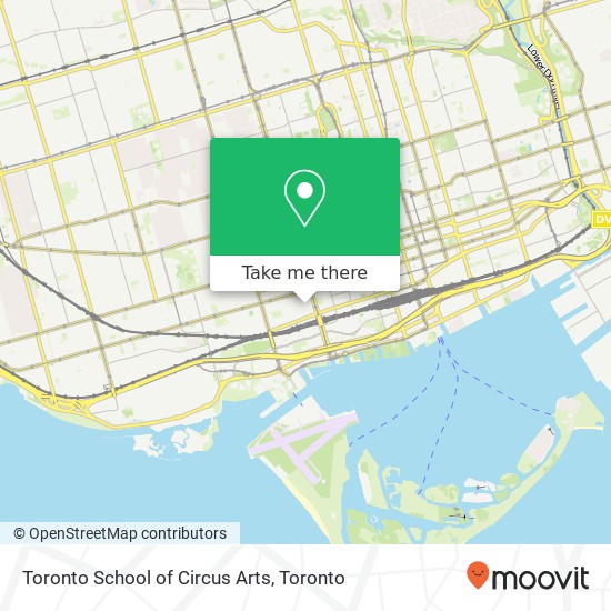 Toronto School of Circus Arts map