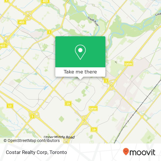 Costar Realty Corp map