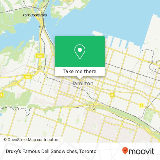 Druxy's Famous Deli Sandwiches map