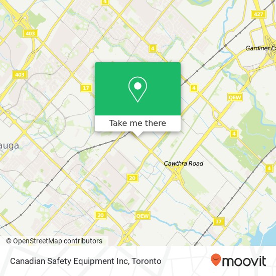 Canadian Safety Equipment Inc map