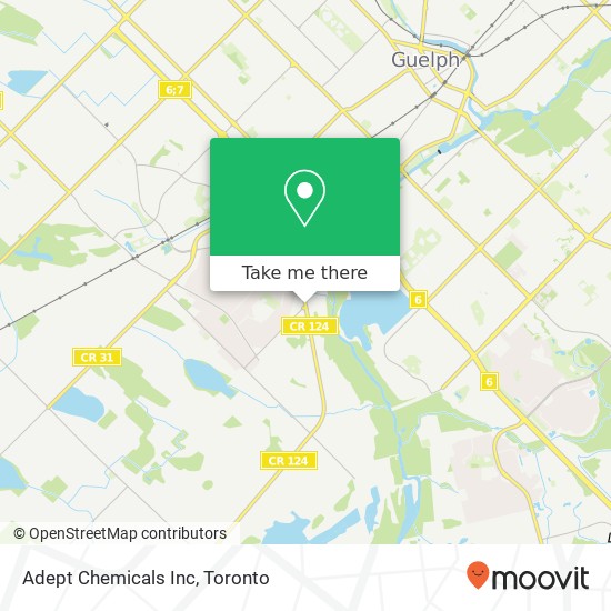 Adept Chemicals Inc map